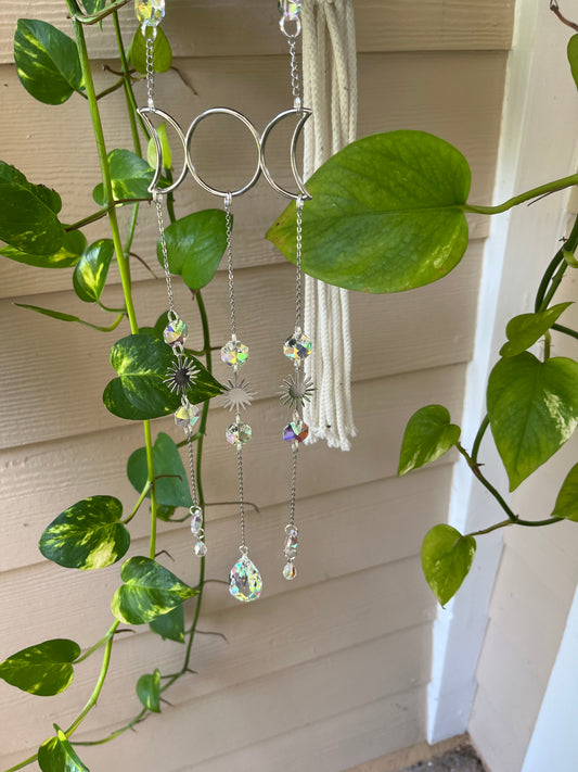 Deluxe Triple Moon Sun Catcher