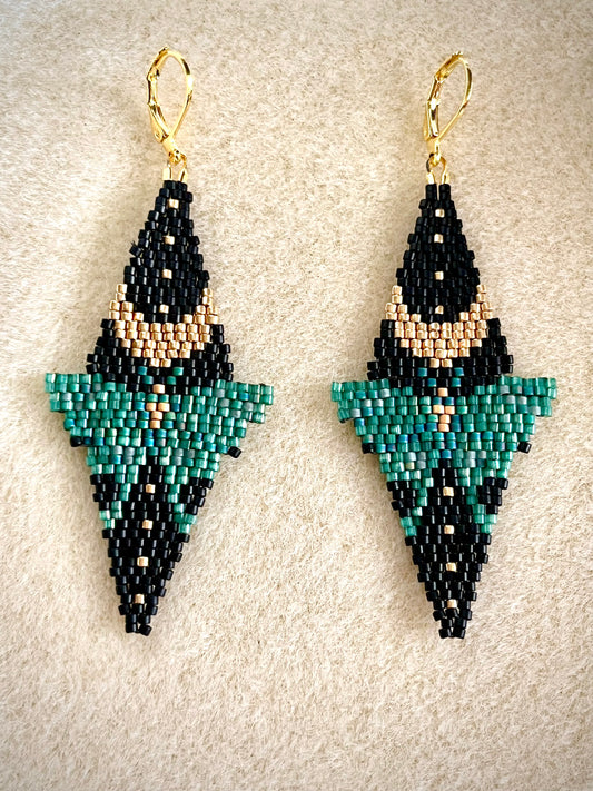 Lunar Moth Woven Drops